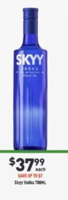 Skyy Vodka 700ml
