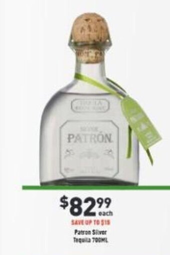 Patron Silver Tequila 700ml