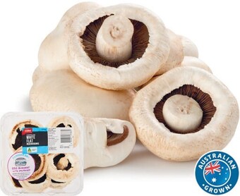 Coles Coles Australian Flat Mushrooms 375g Pack offer