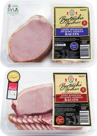 Coles Bertocchi Long or Short Cut Bacon 400g offer