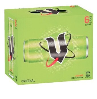 Coles V Energy Drink 6x330mL offer
