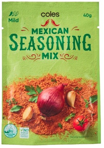 Coles Coles Mexican Seasoning Mix 40g offer
