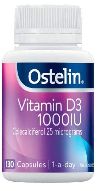 Coles Ostelin Vitamin D3 1000IU Capsules 130 Pack offer