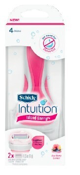 Coles Schick Intuition Island Berry Razor Kit 1 Pack offer