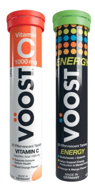 Coles Voost Effervescent Energy or Vitamin C 1000mg Tablets 20 Pack offer