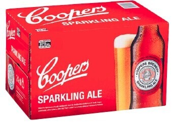 Coles Coopers Sparkling Ale Bottles 24x375mL offer