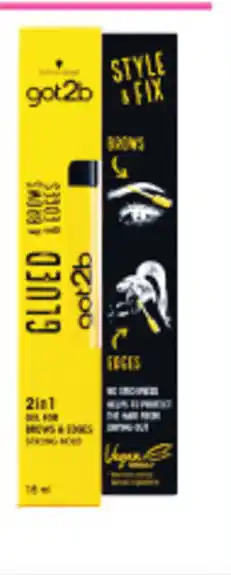 Woolworths Schwarzkopf Got2b Glued 4 Brows & Edges 16ml offer