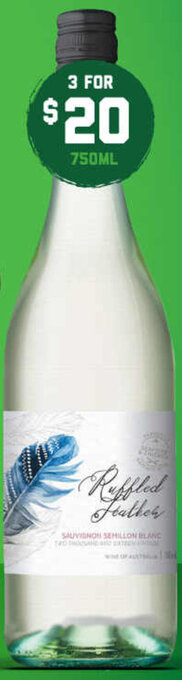 The Bottle O Ruffled Feather Range 750mL offer