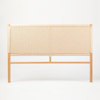 Pillow Talk Belgrade Woven Bedhead by M.U.S.E. offer