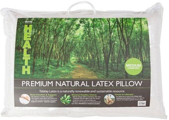 Pillow Talk Premium Quality Medium Talalay Latex Pillow by Hilton Health offer