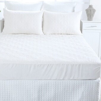 Pillow Talk Penthouse Cotton Mattress Protector by Hilton offer