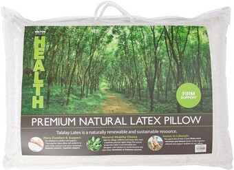 Pillow Talk Premium Quality Firm Talalay Latex Pillow by Hilton Health offer