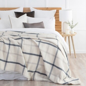 Pillow Talk Australian Wool 460gsm Blanket by Habitat offer