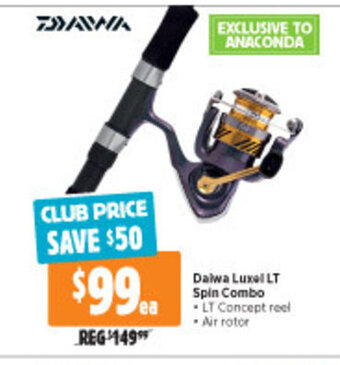 Anaconda Daiwa Luxel LT Spin Combo offer