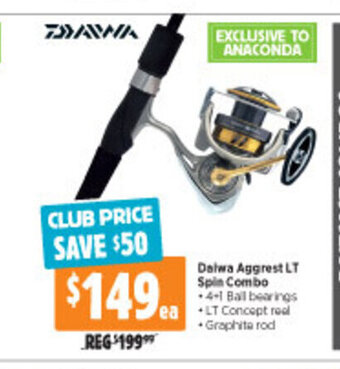 Anaconda Daiwa Aggrest LT Spin Combo offer