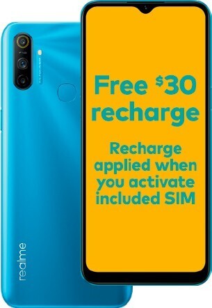 Optus Realme C3 - Frozen Blue#