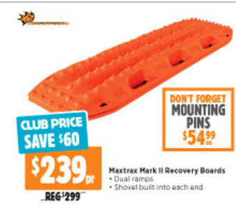 Anaconda Maxtrax Mark II Recovery Boards offer