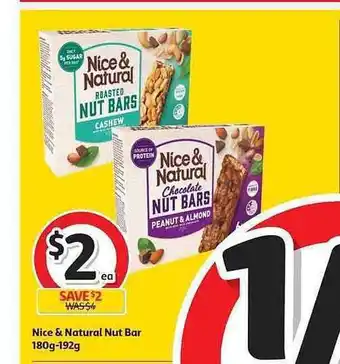 Coles Nice & Natural Nut Bar offer