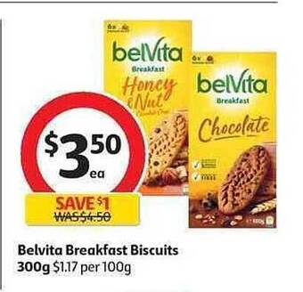 Coles Belvita Breakfast Biscuits 300g offer