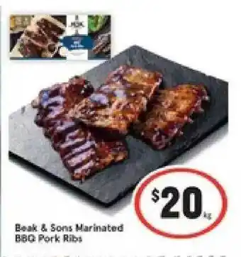 IGA Bbq Pork Ribs offer