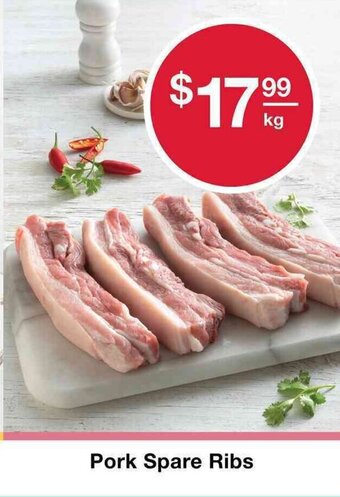 Australian Butchers Store Pork Spare Ribs offer