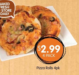 Spudshed Pizza Rolls 4pk offer