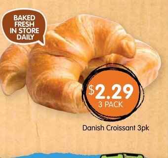 Spudshed Danish Croissant 3pk offer