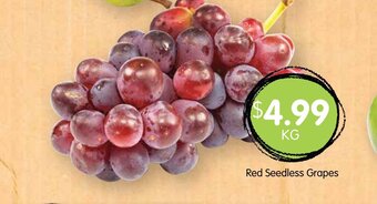 Red Seedless Grapes