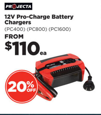 Repco Projecta 12V Pro-Charge Battery Chargers offer