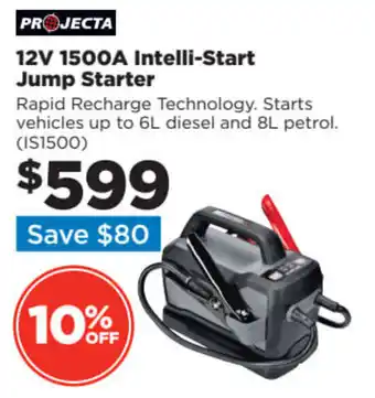 Repco Projecta 12V 1500A Intelli-Start Jump Starter offer