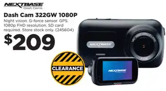 Repco NextBase Dash Cam 322GW 1080P offer