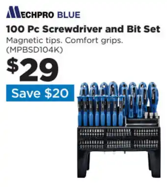 Repco 100 Pc Screwdriver and Bit Set offer