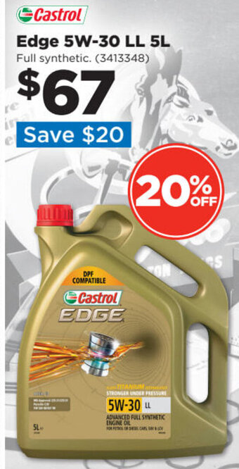 Repco Castrol Edge 5W-30 LL 5L offer