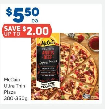 Foodland McCain Ultra Thin Pizza 300-350g offer
