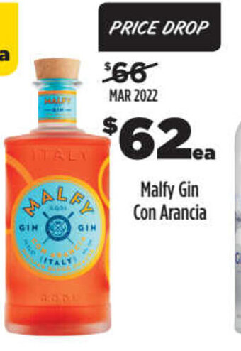 Liquorland Malfy Gin Con Arancia offer