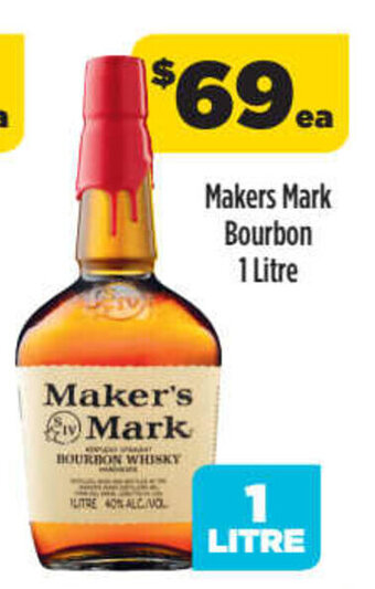 Makers Mark Bourbon 1 Litre