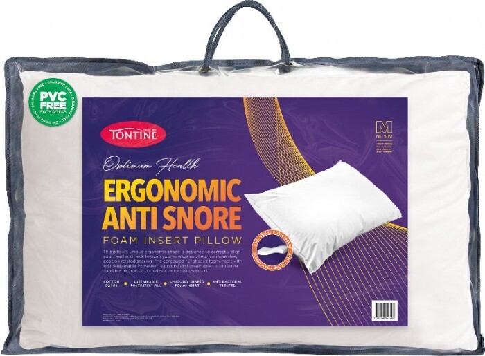 Tontine Ergonomic Anti-Snore Pillow offer at Spotlight