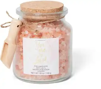 BIG W Infused Bath Salts in Glass Jar offer