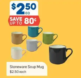 Foodland Stoneware Soup Mug $2.50 Each offer