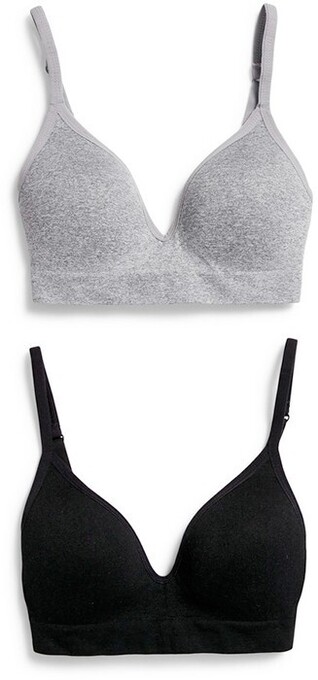 BIG W Brilliant Basics 2-Pack Seamfree Wirefree Bra offer