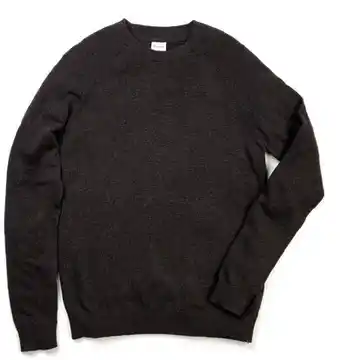 BIG W Brilliant Basics Mens Fine Knit Jumper - Charcoal Marl offer