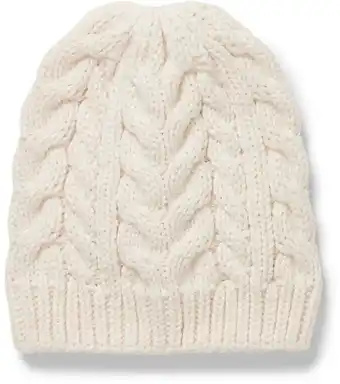 BIG W &me Womens Cable Knit Beanie - Cream offer
