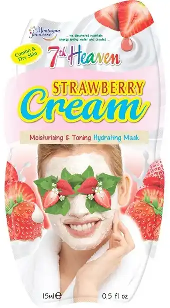 BIG W 7th Heaven Strawberry Souffle Mud Mask 15ml offer