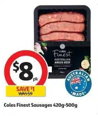 Finest Sausages 420g-500g