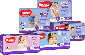 BIG W Huggies Ultra Dry Bulk Nappy Pants offer