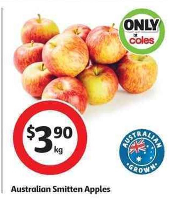 Australian Smitten Apples offer at Coles