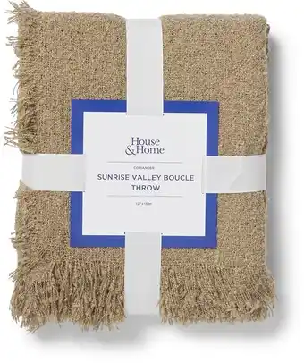 BIG W House and Home Boucle Throw - Coriander offer