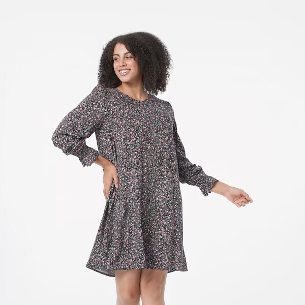Long Sleeve A-Line Dress offer at Kmart