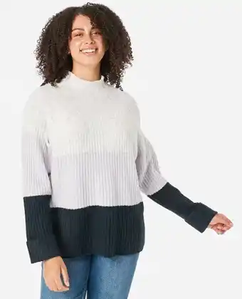 Kmart Raglan Ribbed Jumper offer