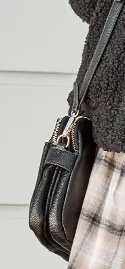 Double Pouch Cross Body Bag